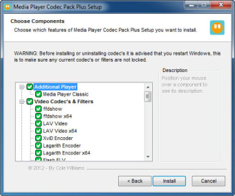Image 0 for Media Player Codec Pack P…