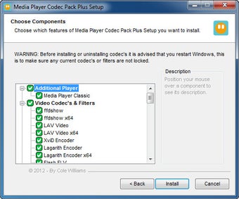 Image 1 for Media Player Codec Pack P…