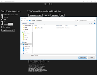 Imagen 2 para Advanced Excel into CSV f…