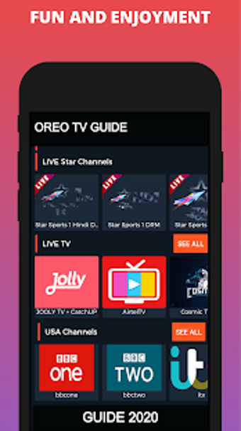 Image 3 for Oreo TV App Live Guide: M…