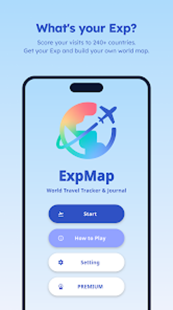 Image 0 for ExpMap: World Travel Map