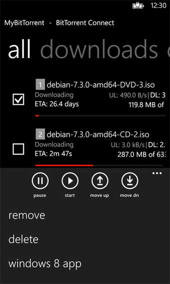 Image 1 for BitTorrent Connect for Wi…