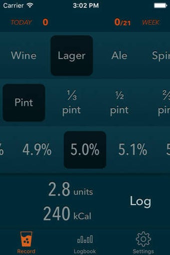 Image 0 for Drinktrack - track units …