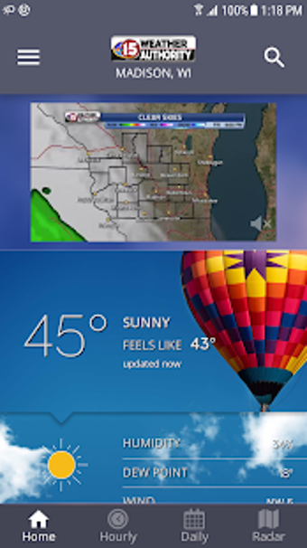 Image 0 for NBC15 Weather Authority