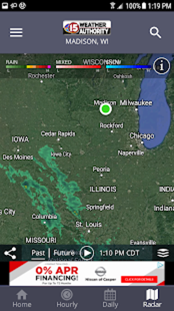 Image 1 for NBC15 Weather Authority