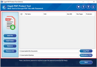 Image 0 for Cigati PDF Protection Sof…