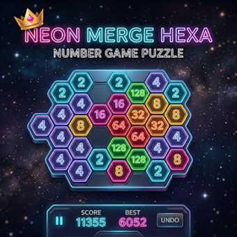 Imagen 0 para Neon Merge Hexa Puzzle