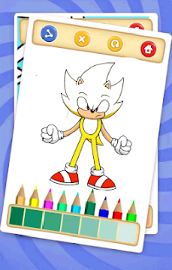 Image 0 for Coloring Book For Sonic 2…