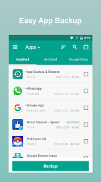 Image 1 for App Backup & Restore Pro