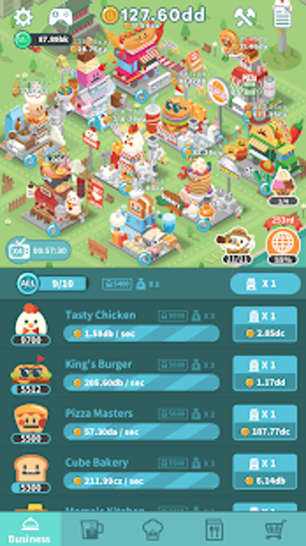 Image 2 for Foodpia Tycoon - Idle res…
