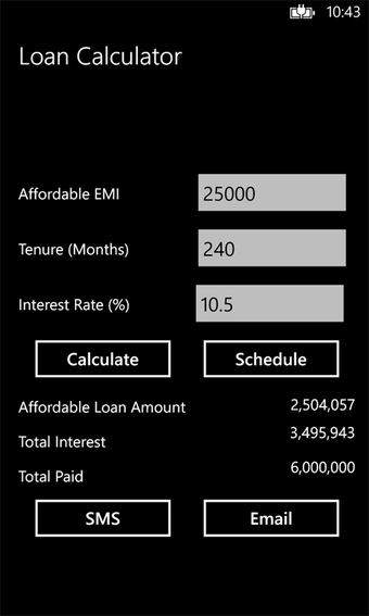 Imagen 1 para Loan EMI Calculator for W…