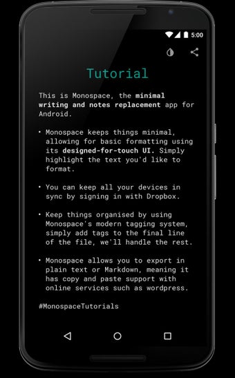 Imagen 1 para Monospace Writer BETA