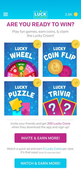 Image 1 for Luck Is On Your Side