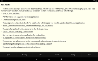 Image 0 for Text Reader