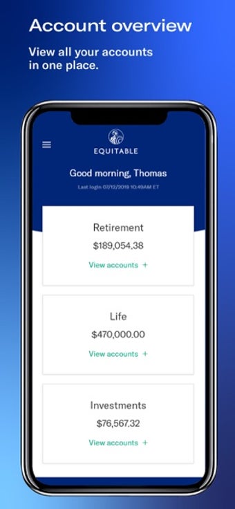 Image 1 for Equitable Mobile App