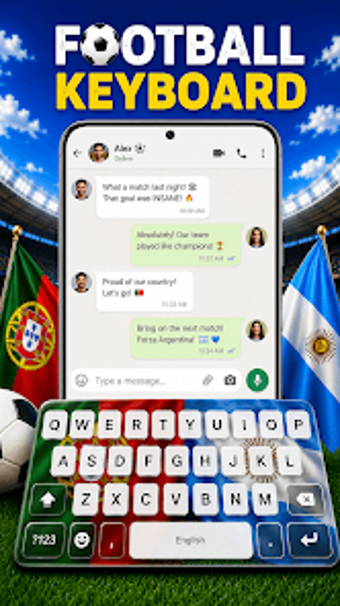 Image 0 for Football Keyboard Themes …