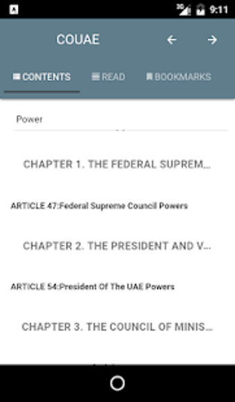Constitution ( ) of UAE UI shots 3