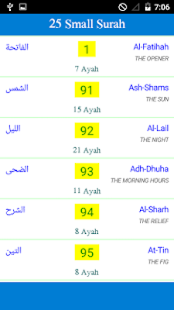 Imagen 1 para 25 Small Surah of The Qur…