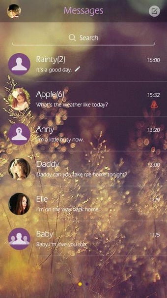 Imagen 3 para GO SMS GOOD MOOD THEME