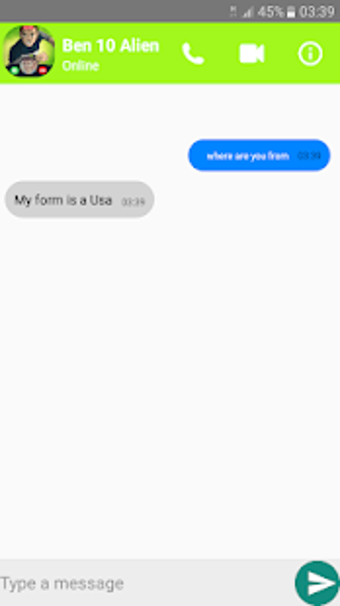 Imagen 1 para Fake Call Video & Chat Wi…