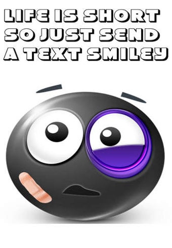 Image 0 for Black Text Smileys Keyboa…