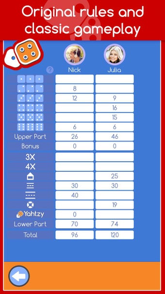 Imagen 0 para Yahtzy LIVE Online Multip…