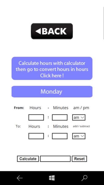 Image 1 for Hour Time calculator for …