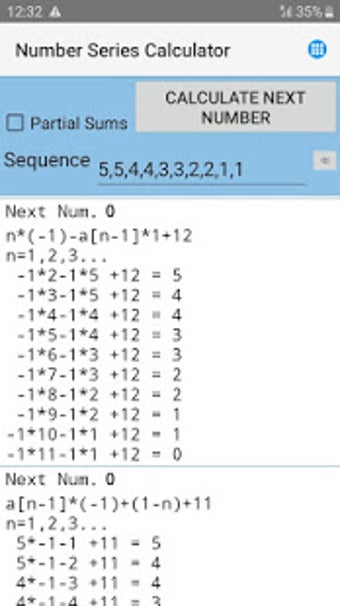 Imagen 0 para Number Series Calculator