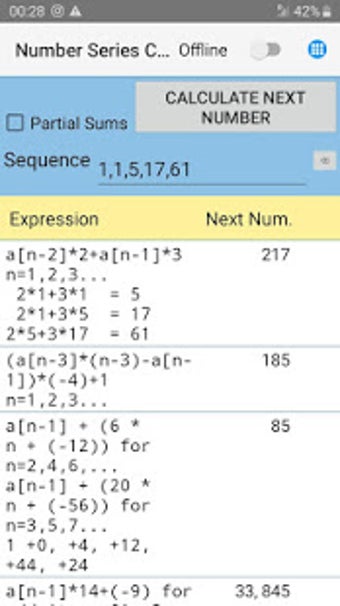 Imagen 2 para Number Series Calculator