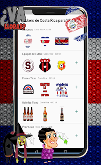 Image 1 for Costa Rica stickers for W…