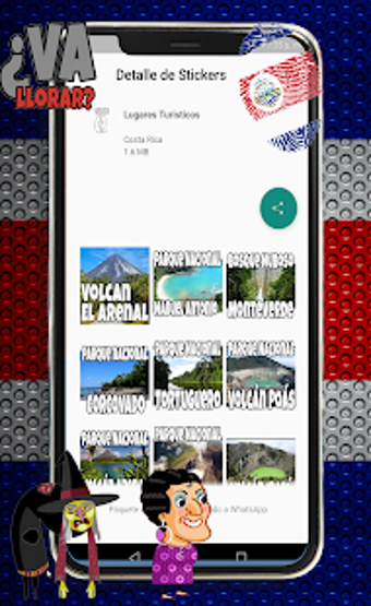 Image 3 for Costa Rica stickers for W…