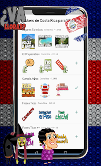 Image 2 for Costa Rica stickers for W…