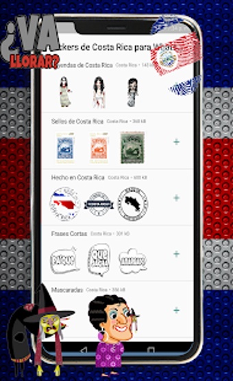 Image 0 for Costa Rica stickers for W…
