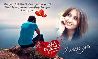 Imagen 2 para Miss You Photo Frames New…