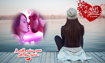 Imagen 3 para Miss You Photo Frames New…
