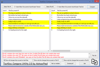 Image 0 for TextDoc Compare Utility