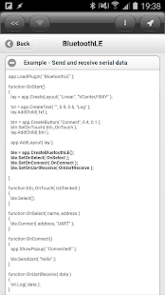 Imagen 1 para DroidScript - BluetoothLE…