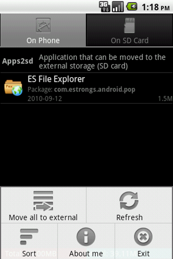 Image 1 for Apps to SDCard