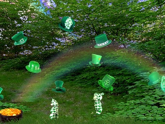 Image 0 for 3D Shamrock Teddy Bears