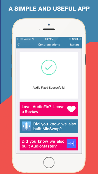 Image 0 for AudioFix: For Videos