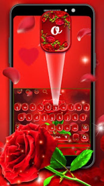 Imagen 1 para Red Rose Keyboard