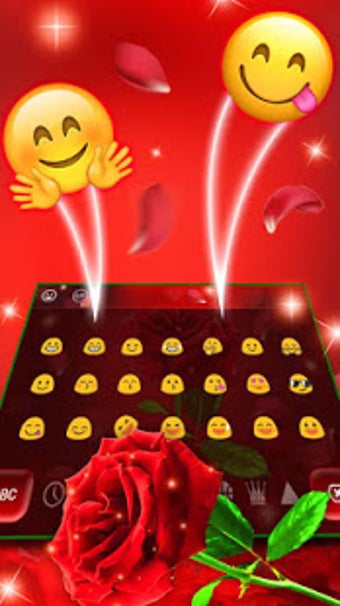 Imagen 2 para Red Rose Keyboard