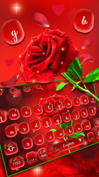 Imagen 0 para Red Rose Keyboard