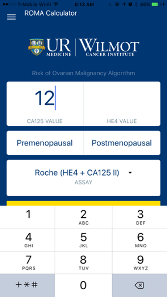 Image 1 for ROMA Calculator