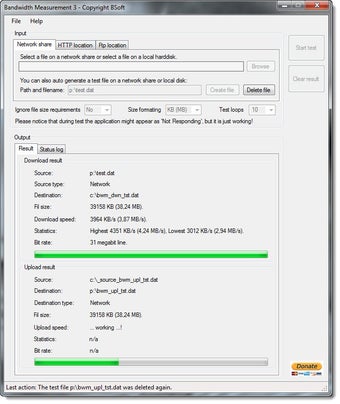 Image 0 for Bandwidth Measurement