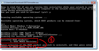 Image 0 for ESET Uninstaller