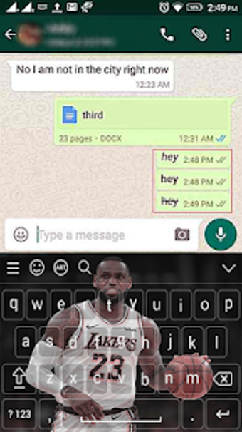 Image 3 for Lebron James NBA Keyboard…