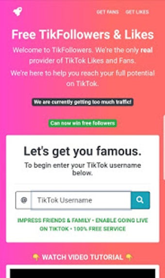 Image 0 for TikFame: Free Followers &…