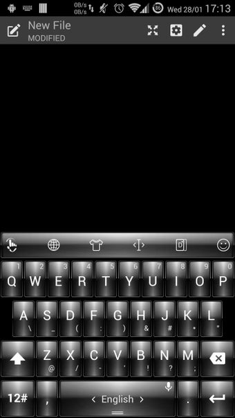 Image 1 for Theme TouchPal Dusk White