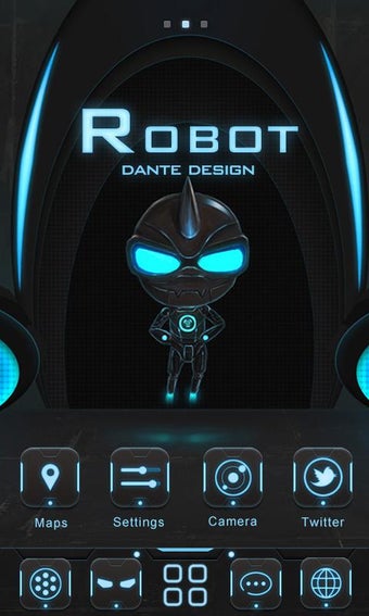 Image 2 for Robot GO Launcher Theme